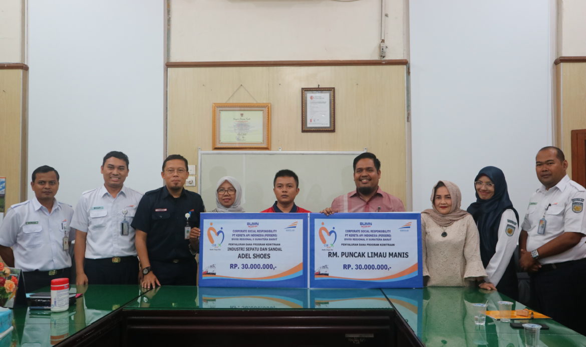 Dukung Perkembangan UMKM, PT KAI Salurkan Dana Kemitraan Rp60 juta di ...