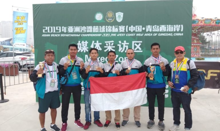 Atlet Sumbar Perkuat Timnas Sepaktakraw Raih 2 Medali Perunggu di Cina