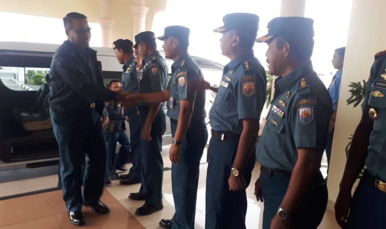 Danlantamal II Padang Sambut Kehadiran Aspotmar Kasal di BIM