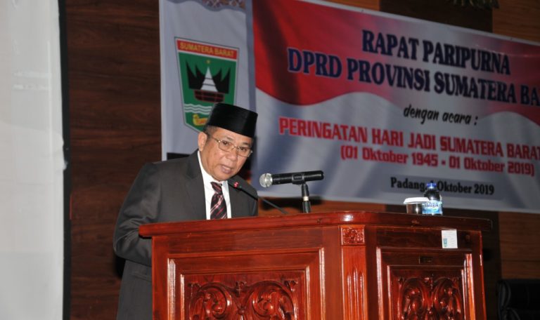 Hari Jadi Sumbar 1 Oktober, Momentum untuk Kebangkitan dan Lakukan Evaluasi di Berbagai Sektor