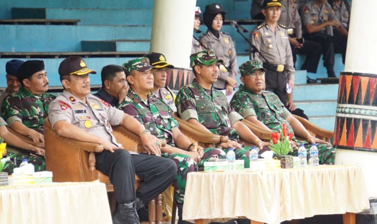 Sinergitas Lantamal II Gelar Operasi Gabungan TNI Polri dalam Mantap Brata 2019