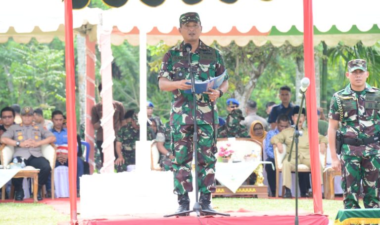 Danlantamal II Padang Irup Penutupan TMMD/N Solsel, Wujudkan Kesejahteraan Rakyat