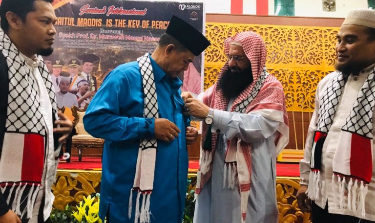 Wagub Sumbar Nasrul Abit Dukung Perjuangan Bebaskan Palestina dari Cengkraman Zionis Israel