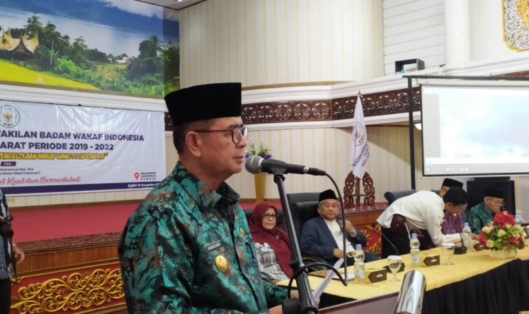 Wagub Sumbar Harapkan Usaha Wakaf Sumbar Maju Signifikan 