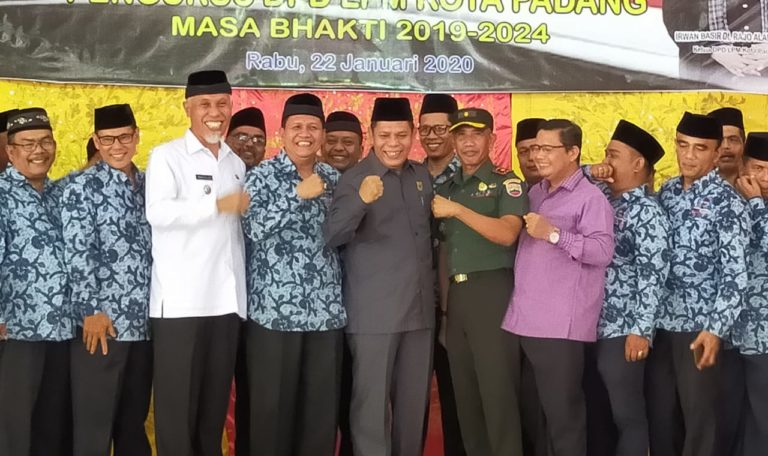DPD LPM Kota Padang Dilantik, Afrizal: Lurah Jangan Takut, LPM Bukan Musuh