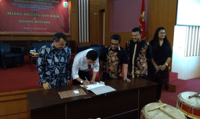 INI Sumbar Gelar Seleksi ALB dan Magang Bersama, Lahirkan Notaris Profesional dan Berintegritas