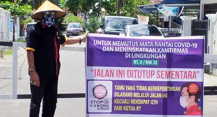 Lurah Jati Baru Terapkan PSBM di RW III, Antisipasi Penularan Covid-19
