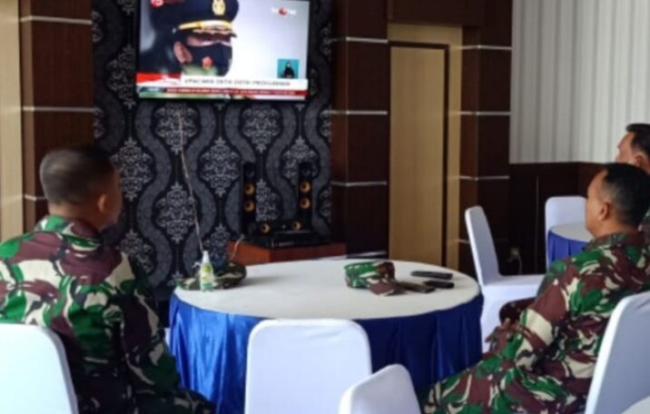 Danlantamal II Padang Hadiri Upacara Peringatan HUT RI ke-75 di Kantor Gubernur Sumbar 