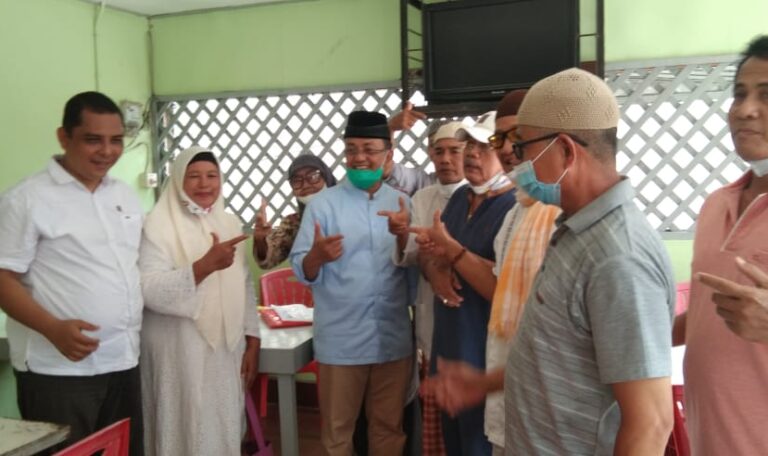 Silaturahmi dengan Warga Jalan Karet, Indra Catri: Ndak Mungkin Ambo Ditinggaan di Nan Lacah