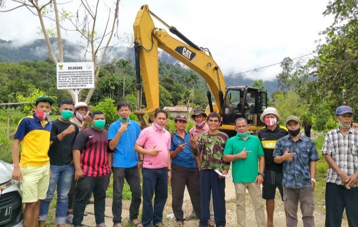 Jalan Lubuk Timpuruang-Sikayan Gariang Dibuka, Memudahkan Pemasaran Hasil Bumi Masyarakat