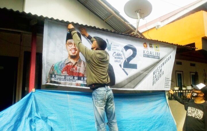 Warga Belakang Balok Bertekad  Wujudkan Erman-Marfendi Pimpin Bukittinggi