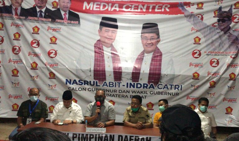 Gerindra Sumbar Menunggu Hasil Real Count Internal dan Penghitungan KPU