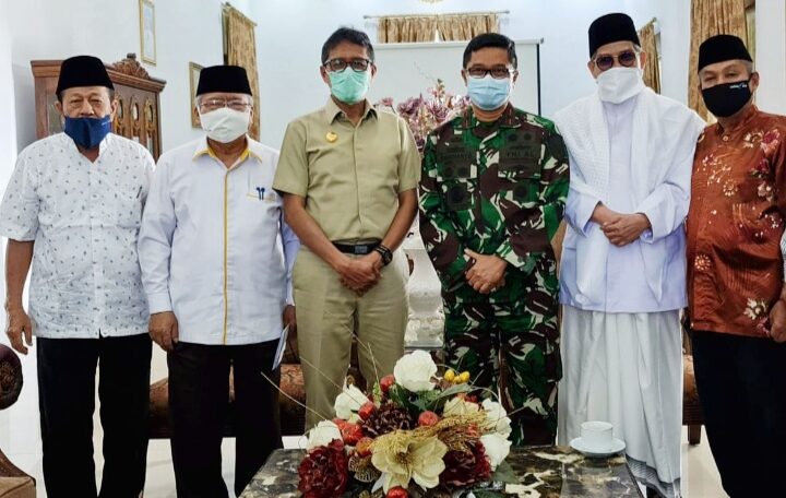 Bertemu Tokoh Minang di Gubernuran Sumbar, Danlantamal II Padang Mohon Dukungan 