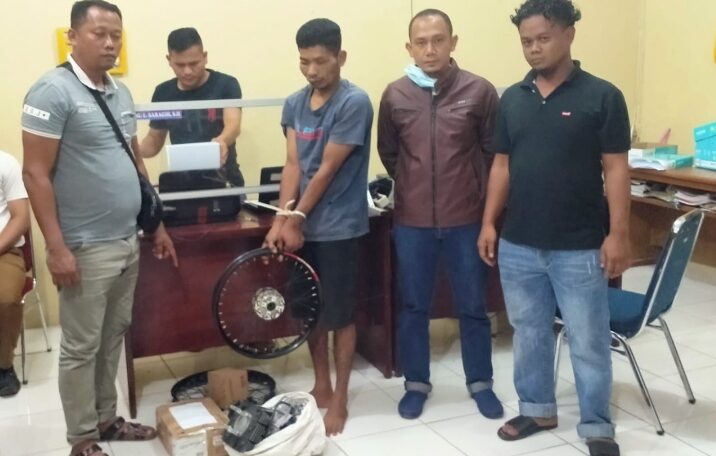 Polisi Amankan Pemuda Spesialis Pembobol Bengkel Sepeda Motor 