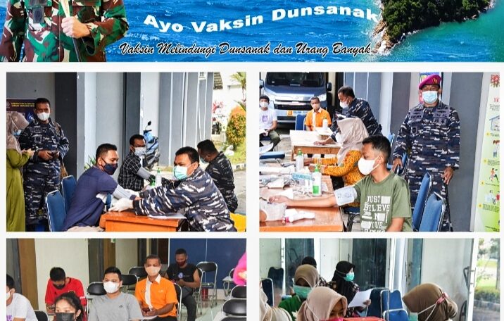 Serbuan Vaksinasi TNI AL Lantamal II Terhadap Berbagai Lapisan Masyarakat Terus Berlanjut 