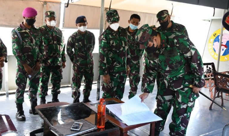 Danlantamal II Padang Tinjau Aset Lantamal II