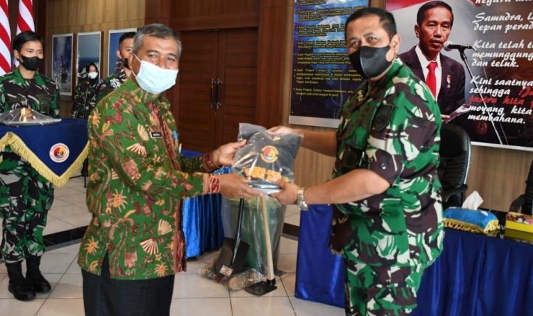 Danlantamal II Padang Terima Kunjungan Amasrul, Kadis PMD Sumbar