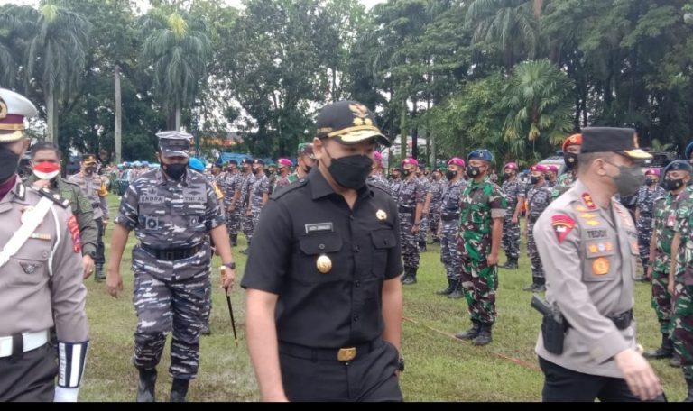 Pandeka Lauik Sati Lantamal II Ikuti Apel Gelar Pasukan Operasi Lilin Singgalang 2021