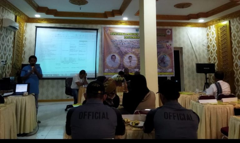 Raker PSTI Sumbar 2021, Buat Kesepakatan Bersama Soal Mutasi Atlet