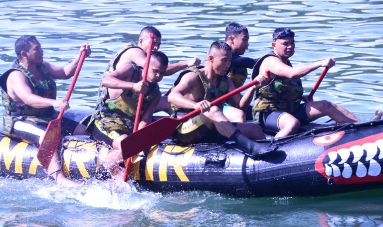 Uji Ketangguhan Fisik Prajurit, Lantamal II Gelar  Fun Trialthon