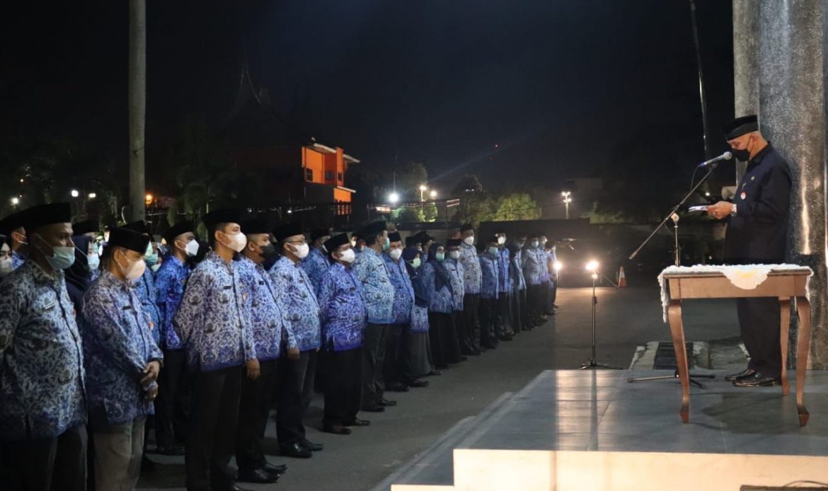 Ada yang sudah Meninggal Dunia, Gubernur Mahyeldi Lantik Pejabat Malam-malam