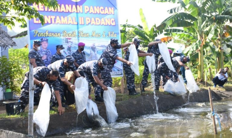 Lantamal II Ikut Serta Dukung Sukseskan Program Ketahanan Pangan 