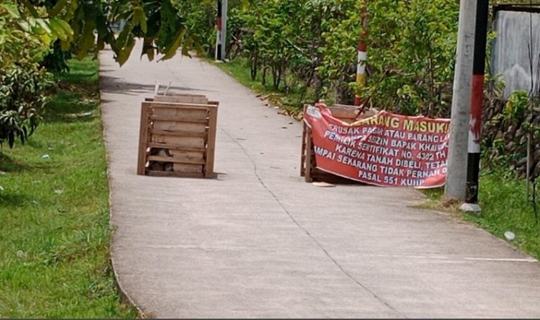 Akses Jalan ke PPLP Sumbar Diportal Dilarang Masuk, Dispora Lapor Polisi 