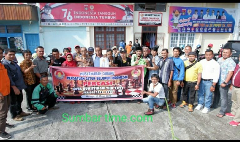 Afdal Sati Terpilih Secara Aklamasi Menjadi Ketua Percasi Kota Bukittinggi