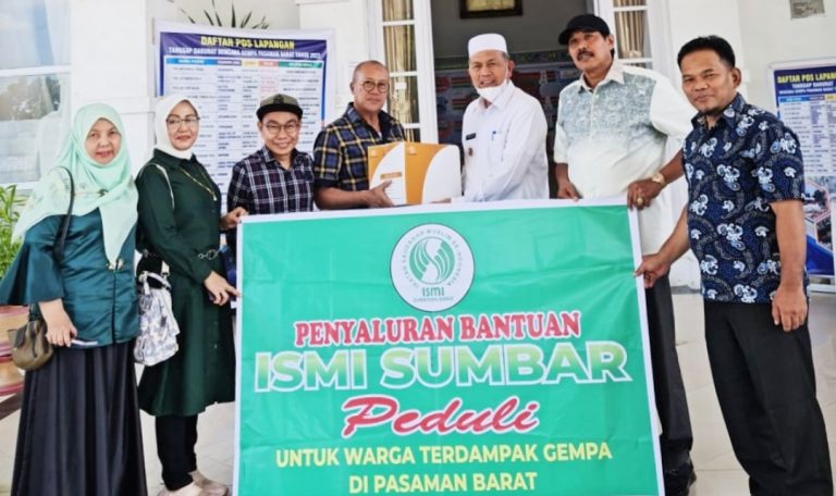 Ketua ISMI Sumbar Budi Syukur Langsung Salurkan Bantuan ke Pasbar