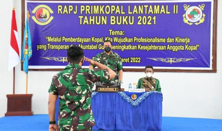 Primkopal Gelar RAPJ, SHU Meningkat Anggota dalam Lingkungan Lantamal II Antusias 