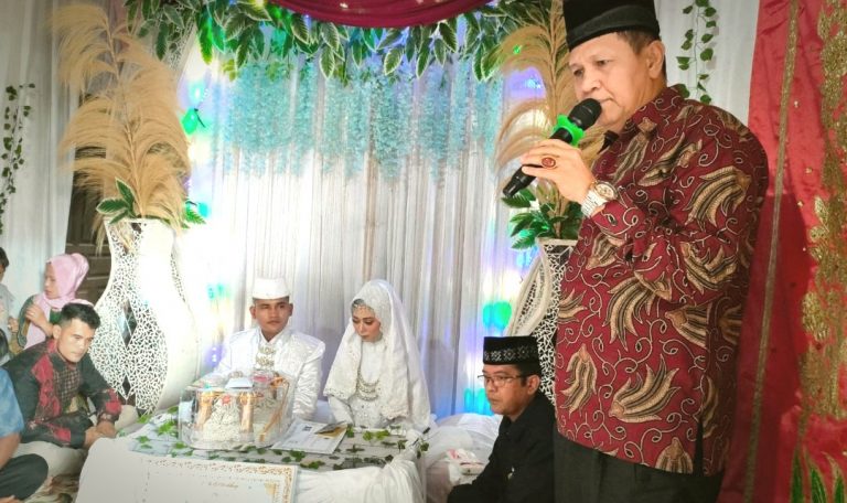 Irwan Basir jadi Saksi Nikah Pasangan Ilham Saputra – Miming Putri Ningsih.
