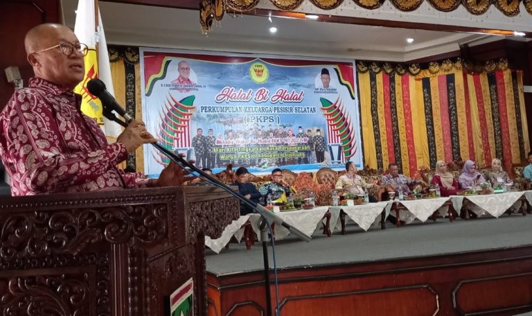 PKPS Sijunjung Halal Bihalal, Budi Syukur : Apresiasi Kekompakan Warga Pasisia di Rantau 