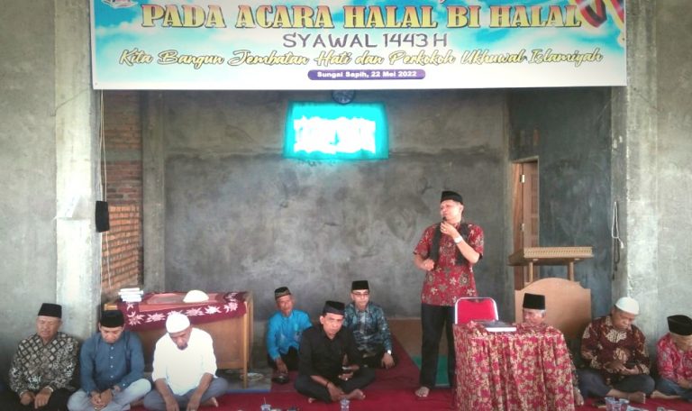 Ketua DPD LPM Hadiri Halal Bihalal Surau Kariang, Irwan Basir: Tingkatkan Ukhuwah Islamiiyah