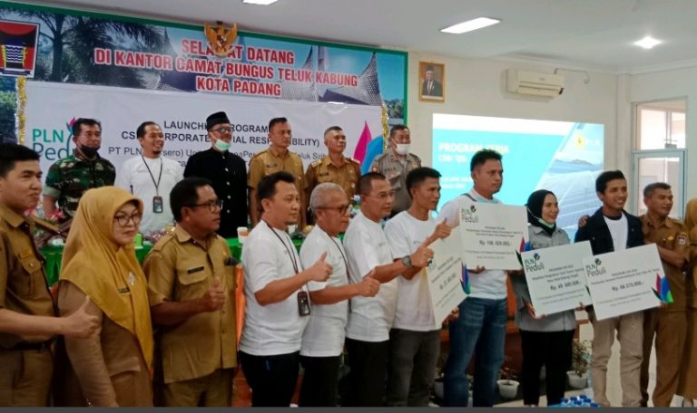 PLN Teluk Sirih Gelontorkan Dana TJSL Rp 256,5 Juta