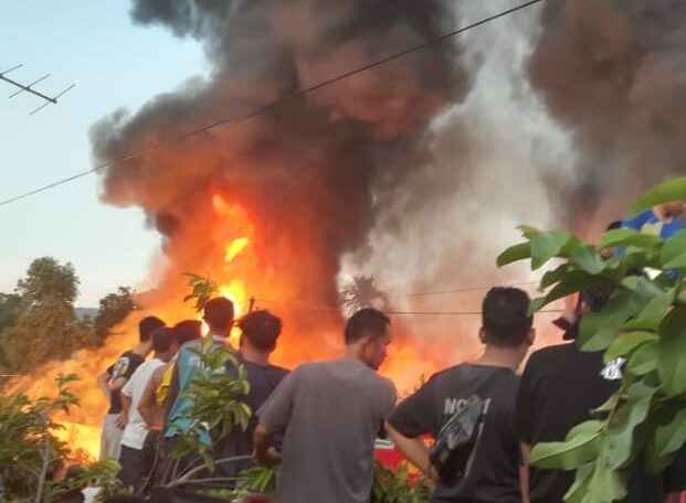 Pangkalan LPG Terbakar di Padang Pariaman