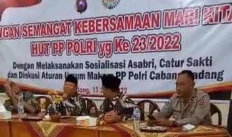 PP Polri Padang Gelar Sosialisasi ASABRI dan Catur Polri