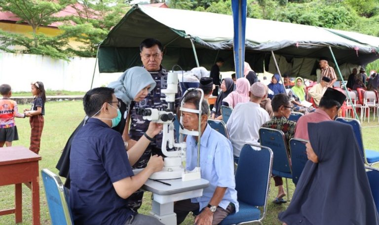 Lantamal II  Gelar Kampung Bahari Nusantara di Nagari Sungai Pinang 