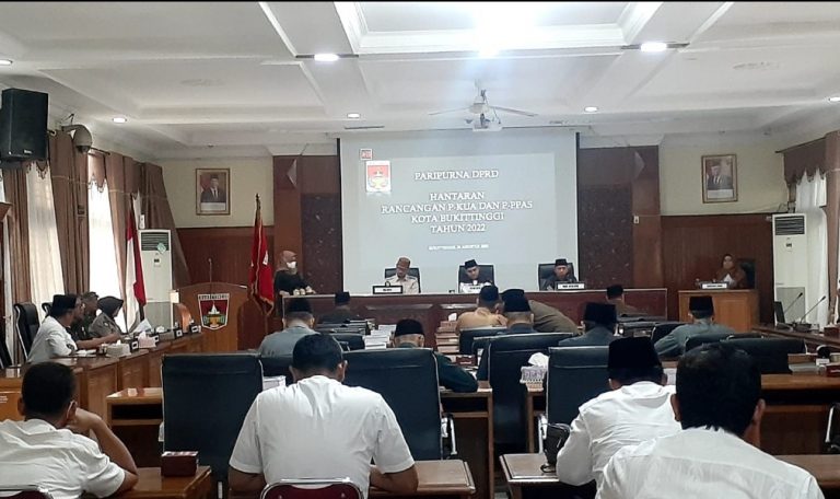 Wako Sampaikan Estimasi Pendapat Rancangan KUA PPAS APBD Perubahan 2022 