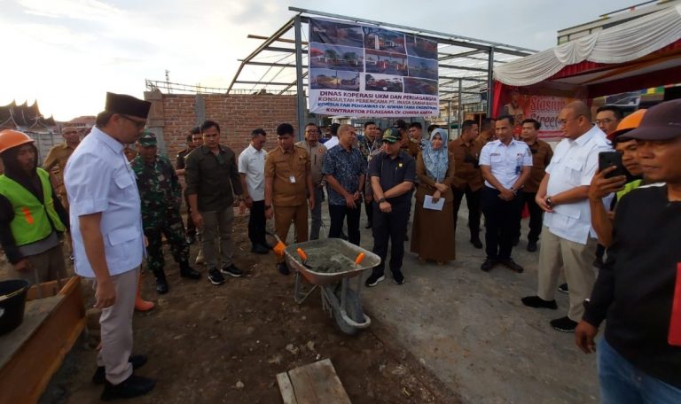 Pemko Lakukan Soft Launching Stasiun Streed Food