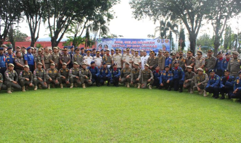 Dipimpin Gubernur Mahyeldi, Satpol PP Sumbar Gelar Pasukan Pengamanan Nataru 2023