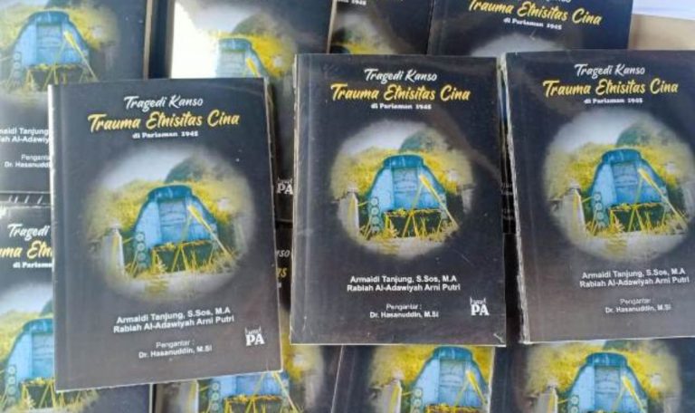 Armaidi Luncurkan Buku “Tragedi Kanso, Trauma Etnisitas Cina di Pariaman 1945”