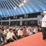 Beri Tausiyah di Masjid Raya Sumbar, Ini Pesan A.A Gym