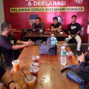 Relawan Gerak Matahari Sumbar Deklarasi Dukung Ganjar-Mahfud di Pilpres 2024