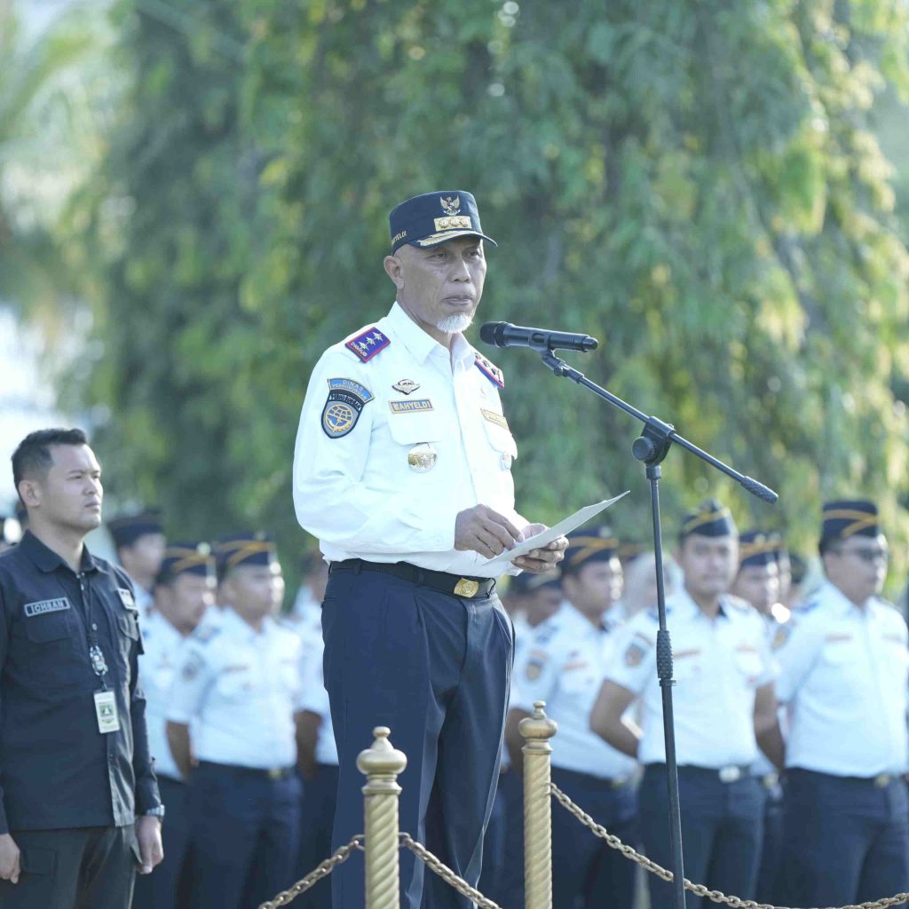 Saat Apel Cuti Nataru Taruna/Taruni PTDI, Gubernur Sumbar Sebut Indonesia Sedang Memetik Bonus Demografi