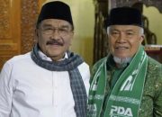13 Hari Jelang Pileg 2024, Shadiq Pasadigoe Silaturahmi dengan Buya Ristawardi
