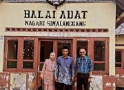 Rumah Gadang Maimbau, Tokoh Adat Malaysia Prof Rosli Saludin Kunjungi Nagari Simalanggang