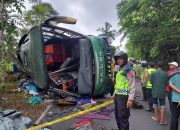Bus ALS Terguling di Malalak, 1 Tewas 46 Luka-lukas