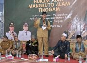 Masyarakat Hukum Adat Mangkuto Alam Tinggam Menunggu Status Hutan Adat