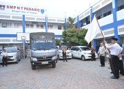 Dilepas Gubernur Mahyeldi, MKKS SMP Kota Padang Salurkan Bantuan bagi Pelajar SMP Terdampak Bencana