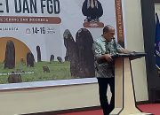 Ketua DPRD Supardi Tabuh Pra Festival Maek di Kota Payakumbuh.